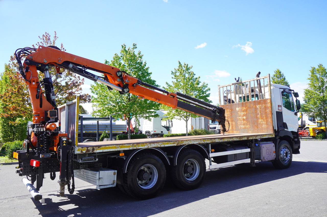 RENAULT C380 Comfort 6x4 / Atlas 6.1 T crane / range 12.3 m - Бортова вантажівка/ Платформа, Вантажівка з маніпулятором: фото 4 RENAULT C380 Comfort 6x4 / Atlas 6.1 T crane / range 12.3 m - Бортова вантажівка/ Платформа, Вантажівка з маніпулятором: фото 4
