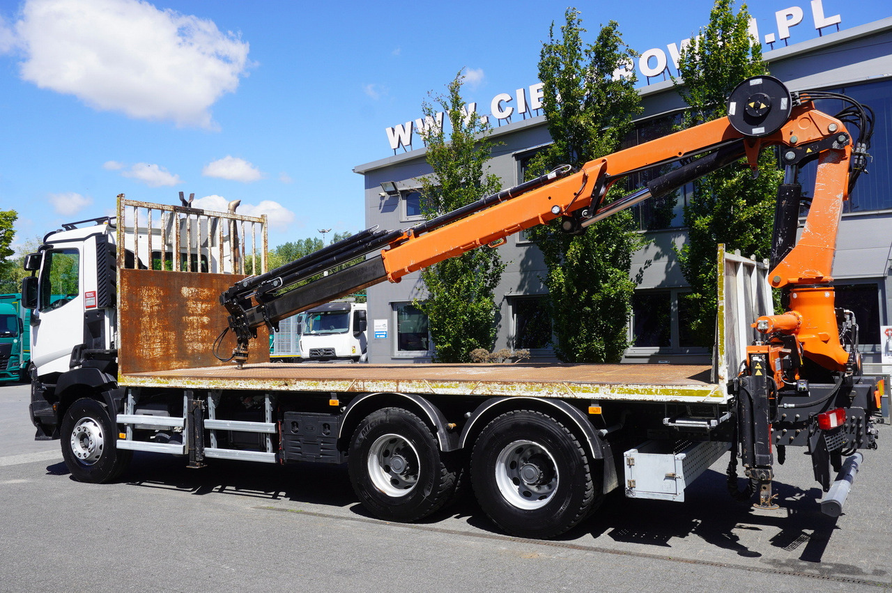 RENAULT C380 Comfort 6x4 / Atlas 6.1 T crane / range 12.3 m - Бортова вантажівка/ Платформа, Вантажівка з маніпулятором: фото 2 RENAULT C380 Comfort 6x4 / Atlas 6.1 T crane / range 12.3 m - Бортова вантажівка/ Платформа, Вантажівка з маніпулятором: фото 2