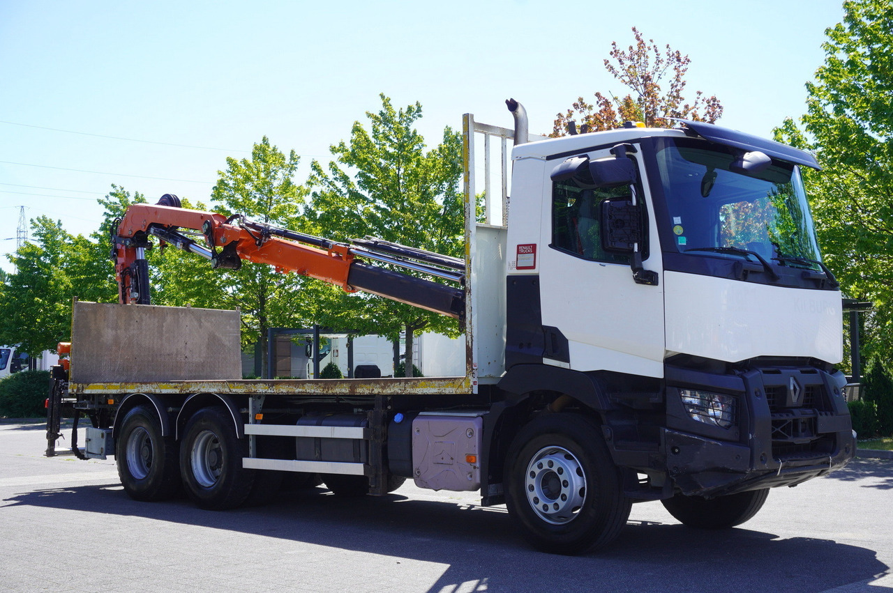 RENAULT C380 Comfort 6x4 / Atlas 6.1 T crane / range 12.3 m - Бортова вантажівка/ Платформа, Вантажівка з маніпулятором: фото 5 RENAULT C380 Comfort 6x4 / Atlas 6.1 T crane / range 12.3 m - Бортова вантажівка/ Платформа, Вантажівка з маніпулятором: фото 5