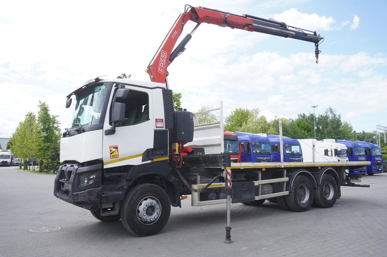 RENAULT K380 6x4 / FASSI F175 crane 7.85 t / 120 thousand km в лізинг RENAULT K380 6x4 / FASSI F175 crane 7.85 t / 120 thousand km: фото 9