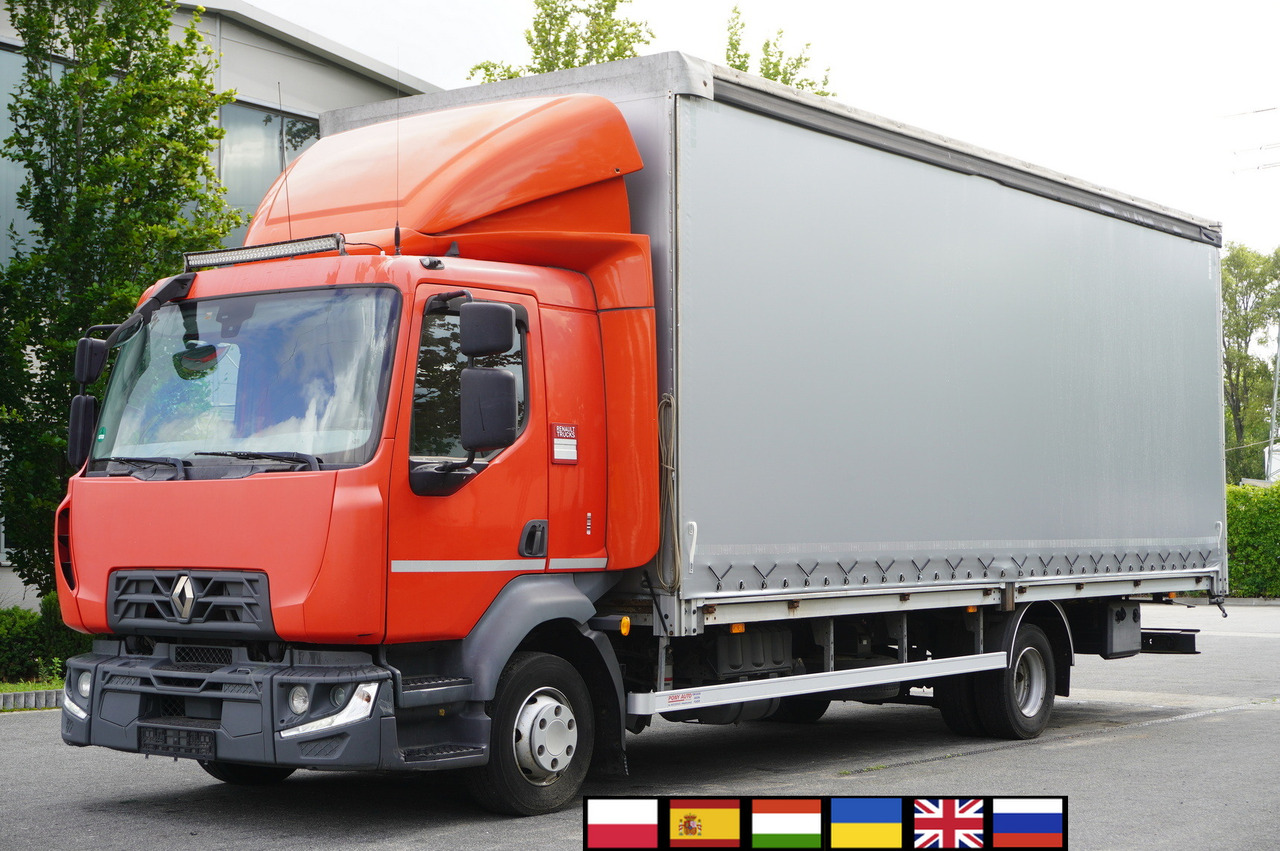 RENAULT Midlum 12.245 / dropside / sleeper / 18 pallets - Тентована вантажівка: фото 1 RENAULT Midlum 12.245 / dropside / sleeper / 18 pallets - Тентована вантажівка: фото 1