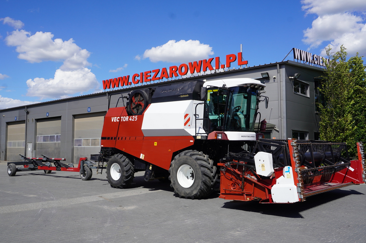 ROSTSELMASH VECTOR 425 RSM-101 grain harvester + Header 5 m + rapeseed harvesting extension / 2300 MTH - Зернозбиральний комбайн: фото 2 ROSTSELMASH VECTOR 425 RSM-101 grain harvester + Header 5 m + rapeseed harvesting extension / 2300 MTH - Зернозбиральний комбайн: фото 2