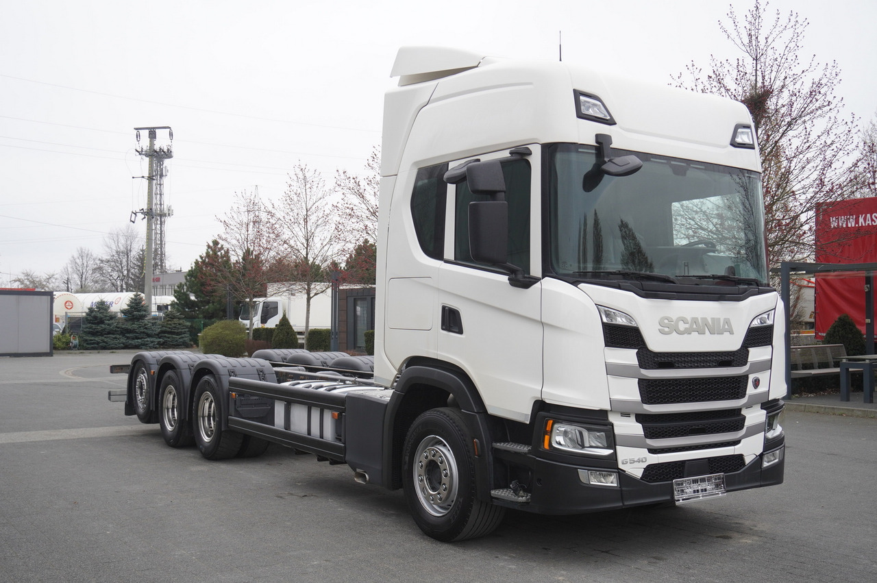 Scania G540 8x4 / Chassis 8.7 m / Steered axle / 2021 - Вантажівка з маніпулятором: фото 1 Scania G540 8x4 / Chassis 8.7 m / Steered axle / 2021 - Вантажівка з маніпулятором: фото 1