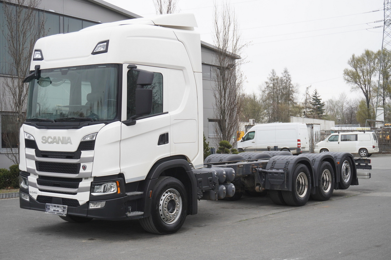 Scania G540 8x4 / Chassis 8.7 m / Steered axle / 2021 - Вантажівка шасі: фото 2 Scania G540 8x4 / Chassis 8.7 m / Steered axle / 2021 - Вантажівка шасі: фото 2