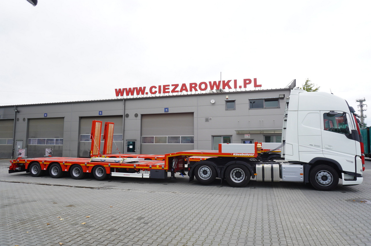 VOLVO FH 500 6 × 2 Globetrotter XL / 2023 / 114 thousand km / Brand-new low-loader Kässbohrer LB3E semi-trailer - Автовоз вантажівка: фото 2 VOLVO FH 500 6 × 2 Globetrotter XL / 2023 / 114 thousand km / Brand-new low-loader Kässbohrer LB3E semi-trailer - Автовоз вантажівка: фото 2