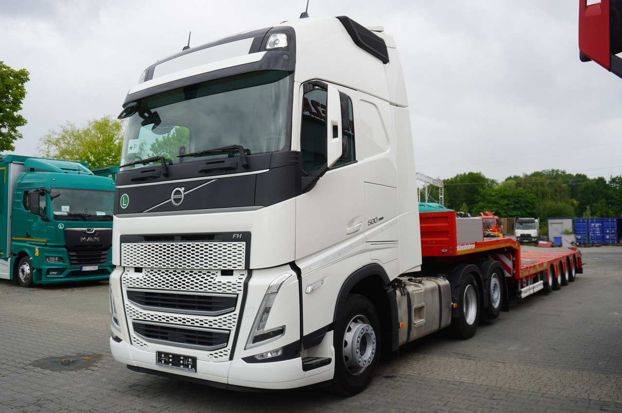 VOLVO FH 500 6 × 2 Globetrotter XL / 2023 / 114 thousand km / Brand-new low-loader Kässbohrer LB3E semi-trailer - Автовоз вантажівка: фото 5 VOLVO FH 500 6 × 2 Globetrotter XL / 2023 / 114 thousand km / Brand-new low-loader Kässbohrer LB3E semi-trailer - Автовоз вантажівка: фото 5