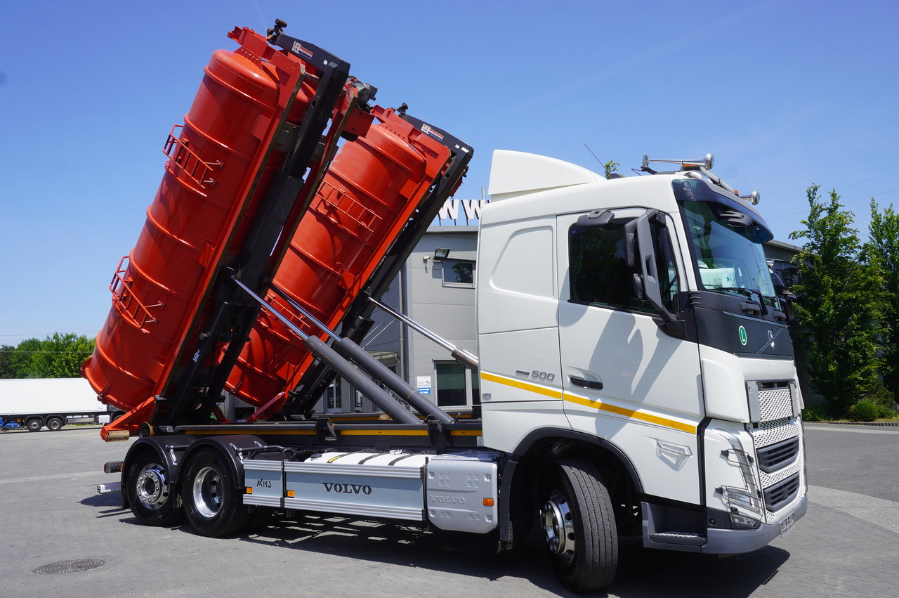 VOLVO Volvo FH 500 / Septic barrel 13000 l / Hook lift 21 t / 2022 / 3rd axle steered / 2 units - Розкидач рідких добрив: фото 4 VOLVO Volvo FH 500 / Septic barrel 13000 l / Hook lift 21 t / 2022 / 3rd axle steered / 2 units - Розкидач рідких добрив: фото 4