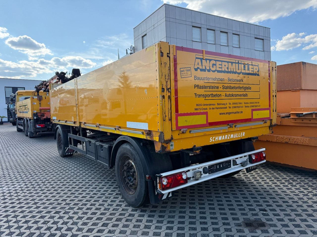 Schwarzmüller T 202 L: 6500 mm - Бортовий причіп/ Платформа: фото 4 Schwarzmüller T 202 L: 6500 mm - Бортовий причіп/ Платформа: фото 4