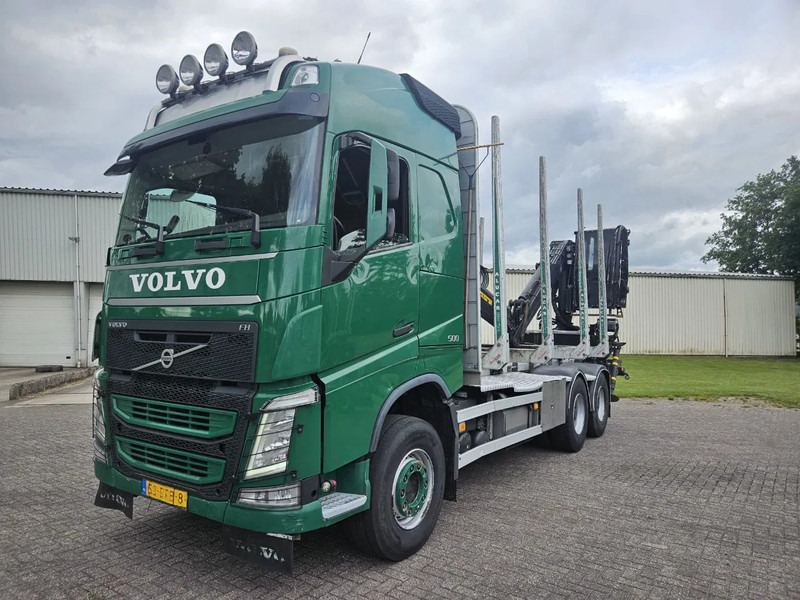 Volvo FH 500 GT XL Manuel Full Steel Big Axles Hubreduction Retarder - Лісовоз, Вантажівка з маніпулятором: фото 1 Volvo FH 500 GT XL Manuel Full Steel Big Axles Hubreduction Retarder - Лісовоз, Вантажівка з маніпулятором: фото 1