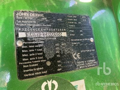 JOHN DEERE 640X - Жниварка зернова: фото 5 JOHN DEERE 640X - Жниварка зернова: фото 5
