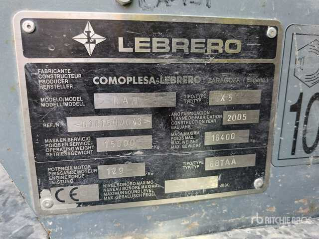 2005 Lebrero RAH X5 Smooth Drum Compactor - Компактор: фото 3 2005 Lebrero RAH X5 Smooth Drum Compactor - Компактор: фото 3