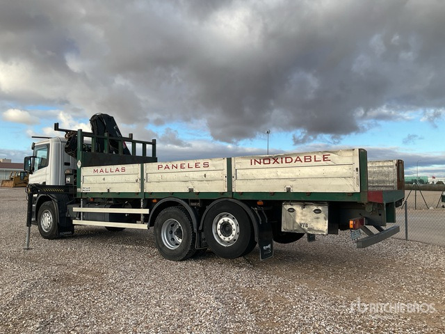 2007 Scania P340 2006 Hiab 144B-2 5 ton on 6x2 Flatbed Truck with Crane - Бортова вантажівка/ Платформа, Вантажівка з маніпулятором: фото 4 2007 Scania P340 2006 Hiab 144B-2 5 ton on 6x2 Flatbed Truck with Crane - Бортова вантажівка/ Платформа, Вантажівка з маніпулятором: фото 4