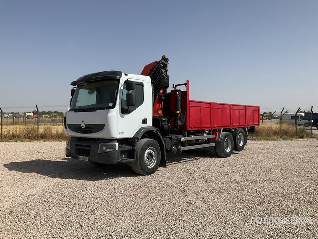 2008 Renault P Lander 410.26 2007 Palfinger 29002 on 4x2 Flatbed Truck with Crane - Косарка-подрібнювач/ Мульчер: фото 3 2008 Renault P Lander 410.26 2007 Palfinger 29002 on 4x2 Flatbed Truck with Crane - Косарка-подрібнювач/ Мульчер: фото 3
