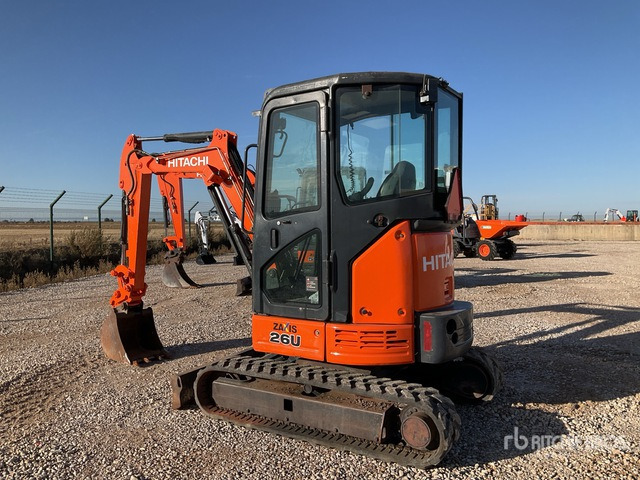 2016 Hitachi ZX26U-5 Mini Excavator: <6.6t - Міні-екскаватор: фото 3 2016 Hitachi ZX26U-5 Mini Excavator: <6.6t - Міні-екскаватор: фото 3