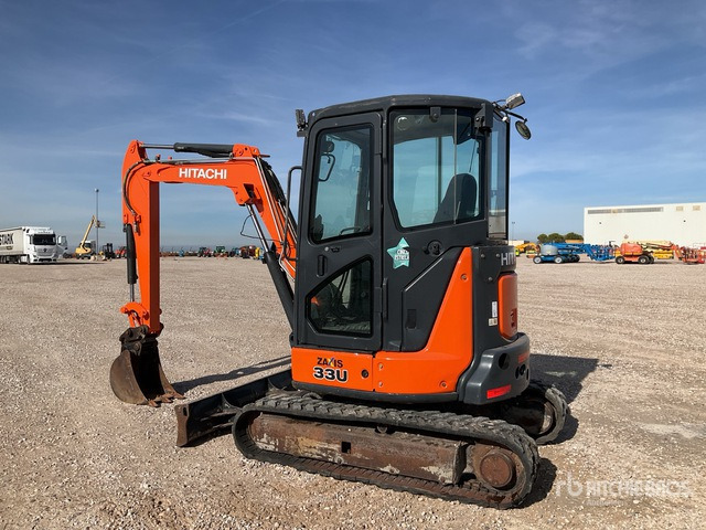 2016 Hitachi ZX33U-5 Mini Excavator: <6.6t - Міні-екскаватор: фото 3 2016 Hitachi ZX33U-5 Mini Excavator: <6.6t - Міні-екскаватор: фото 3