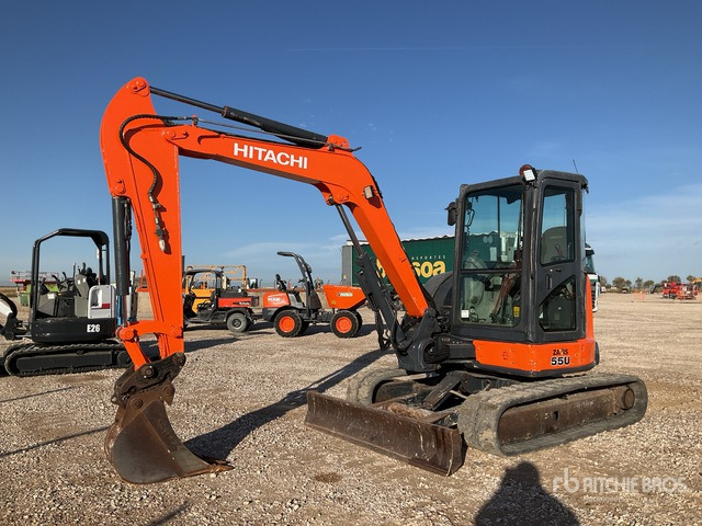 2016 Hitachi ZX55U-5 Mini Excavator: <6.6t - Міні-екскаватор: фото 1 2016 Hitachi ZX55U-5 Mini Excavator: <6.6t - Міні-екскаватор: фото 1