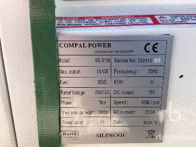 COMPAL VG-R110 10kW (Unused) - Електричний генератор: фото 3 COMPAL VG-R110 10kW (Unused) - Електричний генератор: фото 3