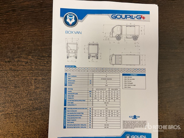 2019 Goupil G4M Electric Utility Vehicle - Комунальна/ Спеціальна техніка: фото 5 2019 Goupil G4M Electric Utility Vehicle - Комунальна/ Спеціальна техніка: фото 5