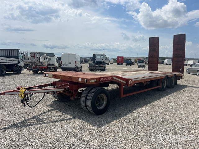 2002 DE Angelis 3R3201 8.45 m Tri/A Flatbed Trailer - Низькорамна платформа причіп: фото 1 2002 DE Angelis 3R3201 8.45 m Tri/A Flatbed Trailer - Низькорамна платформа причіп: фото 1
