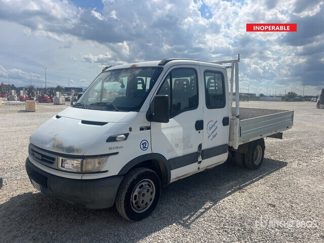 2006 Iveco Daily 35C12 Crew Cab (Inoperable) Flatbed Truck - Бортова вантажівка/ Платформа: фото 2 2006 Iveco Daily 35C12 Crew Cab (Inoperable) Flatbed Truck - Бортова вантажівка/ Платформа: фото 2