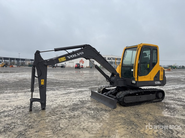 2015 Volvo EC55B Mini Excavator: <6.6t - Міні-екскаватор: фото 2 2015 Volvo EC55B Mini Excavator: <6.6t - Міні-екскаватор: фото 2