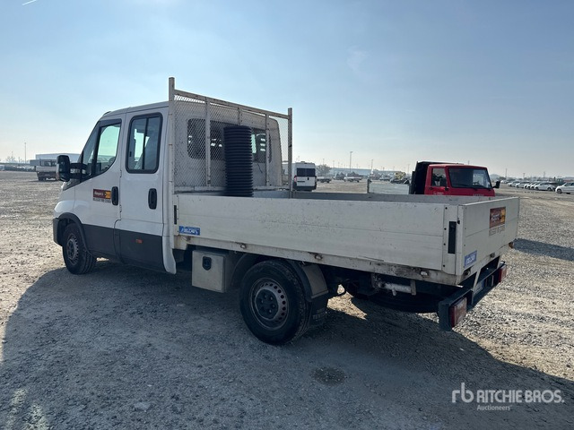 2020 Iveco Daily 35-120 Crew Cab (Inoperable) Flatbed Truck - Бортова вантажівка/ Платформа: фото 3 2020 Iveco Daily 35-120 Crew Cab (Inoperable) Flatbed Truck - Бортова вантажівка/ Платформа: фото 3