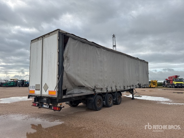 2003 Asca S319DB Tri/A Remorque A Rideaux Coulis ... Curtain Side Trailer - Тентований напівпричіп: фото 3 2003 Asca S319DB Tri/A Remorque A Rideaux Coulis ... Curtain Side Trailer - Тентований напівпричіп: фото 3