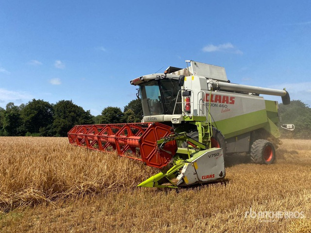 2003 Claas Lexion 460 Evolution Caterpillar C9 engine, with hea ... Combine Harvester - Косарка-подрібнювач/ Мульчер: фото 1 2003 Claas Lexion 460 Evolution Caterpillar C9 engine, with hea ... Combine Harvester - Косарка-подрібнювач/ Мульчер: фото 1