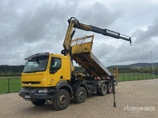 2006 Renault Kerax 380 2005 Palfinger PK20002 6100 kg ... Dump Truck with Crane - Самоскид вантажівка: фото 2 2006 Renault Kerax 380 2005 Palfinger PK20002 6100 kg ... Dump Truck with Crane - Самоскид вантажівка: фото 2