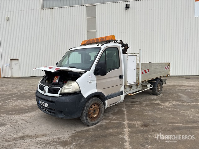 2006 Renault Master dCi 120 2014 HMF 152T2 12V 830 kg on 4x ... Dump Truck with Crane - Самоскид вантажівка: фото 1 2006 Renault Master dCi 120 2014 HMF 152T2 12V 830 kg on 4x ... Dump Truck with Crane - Самоскид вантажівка: фото 1