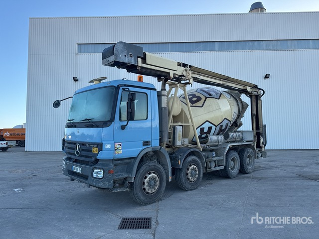 2007 Mercedes-Benz Actros 3236 8x4 Camion Toupie 8x4 Mixer Truck - Автобетонозмішувач: фото 1 2007 Mercedes-Benz Actros 3236 8x4 Camion Toupie 8x4 Mixer Truck - Автобетонозмішувач: фото 1