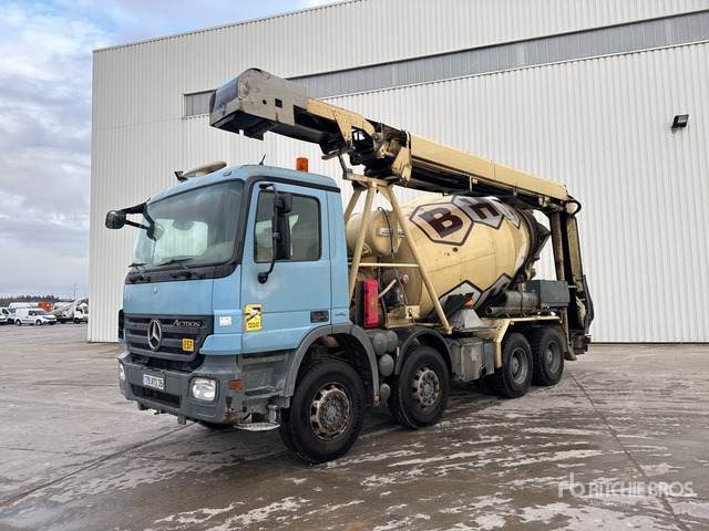 2007 Mercedes-Benz Actros 8x4 Camion Malaxeur 8x4 Mixer Truck - Автобетонозмішувач: фото 1 2007 Mercedes-Benz Actros 8x4 Camion Malaxeur 8x4 Mixer Truck - Автобетонозмішувач: фото 1