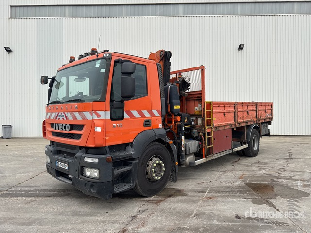 2008 Iveco Stralis 310 2007 Fassi F130A-21 5730 kg on ... Flatbed Truck with Crane - Косарка-подрібнювач/ Мульчер: фото 1 2008 Iveco Stralis 310 2007 Fassi F130A-21 5730 kg on ... Flatbed Truck with Crane - Косарка-подрібнювач/ Мульчер: фото 1