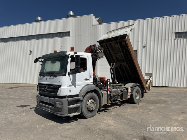 2008 Mercedes Axor 1833 2008 Palfinger PK15500 6100 kg ... Dump Truck with Crane - Косарка-подрібнювач/ Мульчер: фото 3 2008 Mercedes Axor 1833 2008 Palfinger PK15500 6100 kg ... Dump Truck with Crane - Косарка-подрібнювач/ Мульчер: фото 3