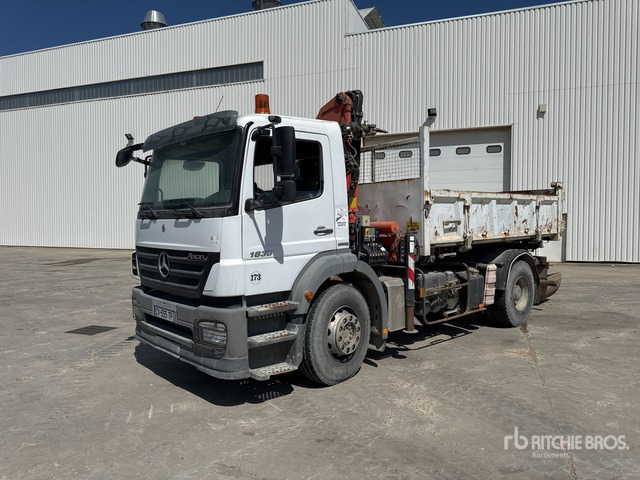 2008 Mercedes Axor 1833 2008 Palfinger PK15500 6100 kg ... Dump Truck with Crane - Косарка-подрібнювач/ Мульчер: фото 2 2008 Mercedes Axor 1833 2008 Palfinger PK15500 6100 kg ... Dump Truck with Crane - Косарка-подрібнювач/ Мульчер: фото 2