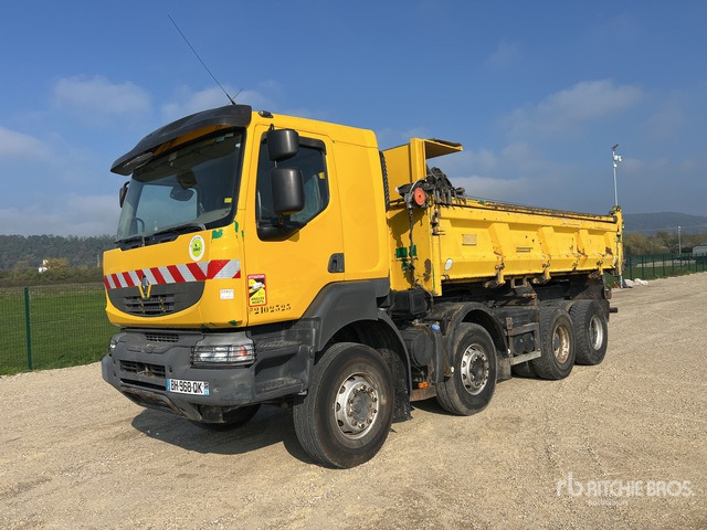 2008 Renault Kerax 450.32 8x4 Crew Cab Camion Benne Tri/A Dump Truck - Самоскид вантажівка: фото 1 2008 Renault Kerax 450.32 8x4 Crew Cab Camion Benne Tri/A Dump Truck - Самоскид вантажівка: фото 1