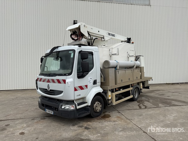 2010 Renault Midlum 2010 Time VST244NF 14 m on 4x2 ... Bucket Truck - Автовишка: фото 1 2010 Renault Midlum 2010 Time VST244NF 14 m on 4x2 ... Bucket Truck - Автовишка: фото 1
