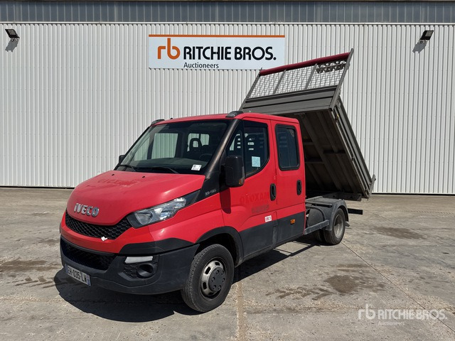 2016 Iveco 35-130 Camion Benne (Inoperable) Dump Truck: Light Duty - Малотоннажний самоскид, Вантажопасажирський фургон: фото 3 2016 Iveco 35-130 Camion Benne (Inoperable) Dump Truck: Light Duty - Малотоннажний самоскид, Вантажопасажирський фургон: фото 3