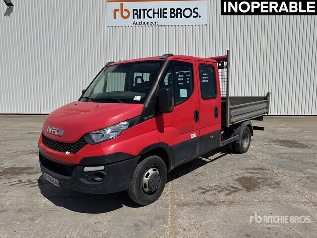 2016 Iveco 35-130 Camion Benne (Inoperable) Dump Truck: Light Duty - Малотоннажний самоскид, Вантажопасажирський фургон: фото 1 2016 Iveco 35-130 Camion Benne (Inoperable) Dump Truck: Light Duty - Малотоннажний самоскид, Вантажопасажирський фургон: фото 1
