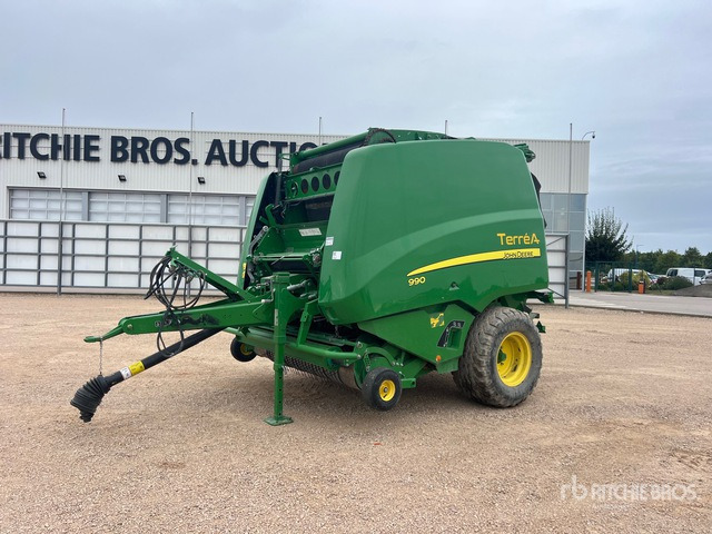 2017 John Deere 990 Presse A Balles Rondes 1 Essieu S/A Round Baler - Прес-підбирач рулонний: фото 2 2017 John Deere 990 Presse A Balles Rondes 1 Essieu S/A Round Baler - Прес-підбирач рулонний: фото 2