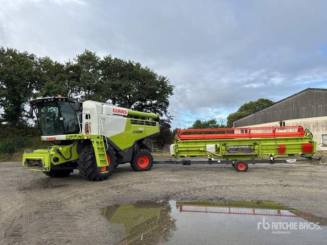 2018 Claas Lexion 750 Moissonneuse Batteuse Combine Harvester - Косарка-подрібнювач/ Мульчер: фото 1 2018 Claas Lexion 750 Moissonneuse Batteuse Combine Harvester - Косарка-подрібнювач/ Мульчер: фото 1