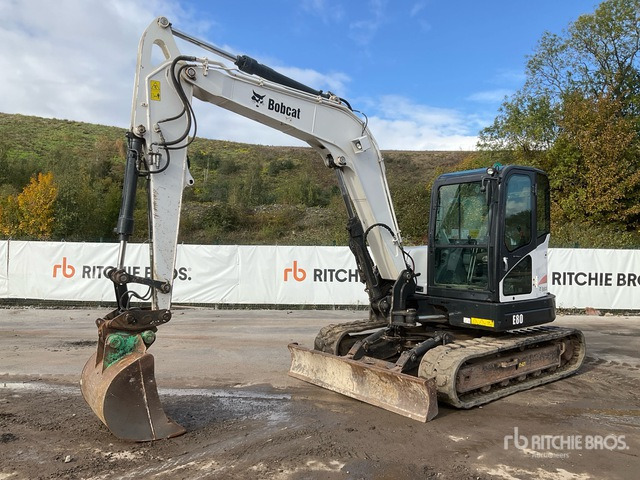 2013 Bobcat E80 EA Tracked Excavator - Гусеничний екскаватор: фото 1 2013 Bobcat E80 EA Tracked Excavator - Гусеничний екскаватор: фото 1