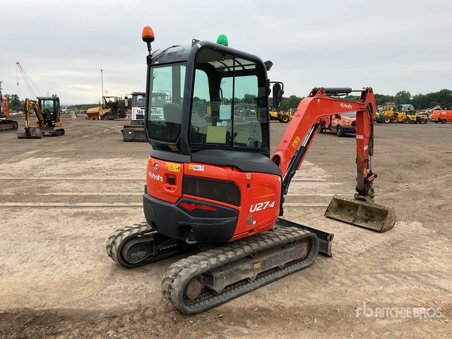 2016 Kubota U27-4 Tracked Excavator - Гусеничний екскаватор: фото 4 2016 Kubota U27-4 Tracked Excavator - Гусеничний екскаватор: фото 4