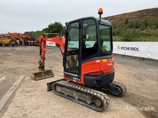 2016 Kubota U27-4 Tracked Excavator - Гусеничний екскаватор: фото 3 2016 Kubota U27-4 Tracked Excavator - Гусеничний екскаватор: фото 3