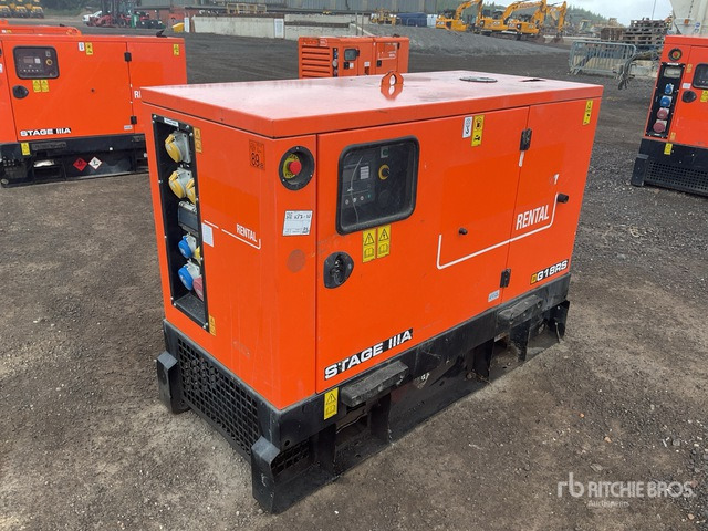 2019 JCB G18RS 18 kVA Skid-Mounted Generator Set - Електричний генератор: фото 1 2019 JCB G18RS 18 kVA Skid-Mounted Generator Set - Електричний генератор: фото 1