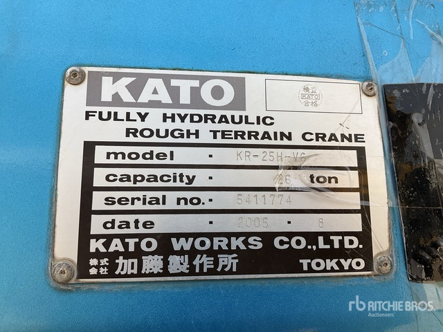 2005 Kato KR-25 4x4x4 Rough Terrain Crane - Косарка-подрібнювач/ Мульчер: фото 2 2005 Kato KR-25 4x4x4 Rough Terrain Crane - Косарка-подрібнювач/ Мульчер: фото 2