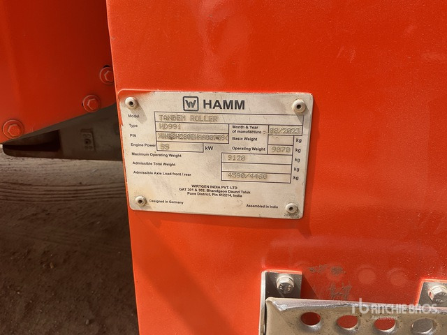 2023 Hamm HD99i Double Drum Roller - Дорожній каток: фото 2 2023 Hamm HD99i Double Drum Roller - Дорожній каток: фото 2