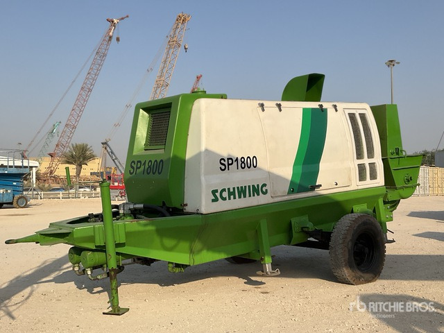 Schwing SP1800 - Стаціонарний бетононасос: фото 1 Schwing SP1800 - Стаціонарний бетононасос: фото 1