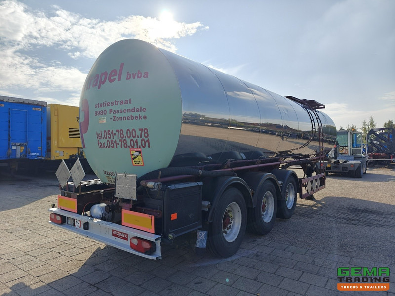Atcomex TO/27TRI/38ST Bitum - 3-Assen ROR - ADR FL AT - 30.000L - LiftAs - Schijfremmen - Напівпричіп цистерна: фото 2 Atcomex TO/27TRI/38ST Bitum - 3-Assen ROR - ADR FL AT - 30.000L - LiftAs - Schijfremmen - Напівпричіп цистерна: фото 2