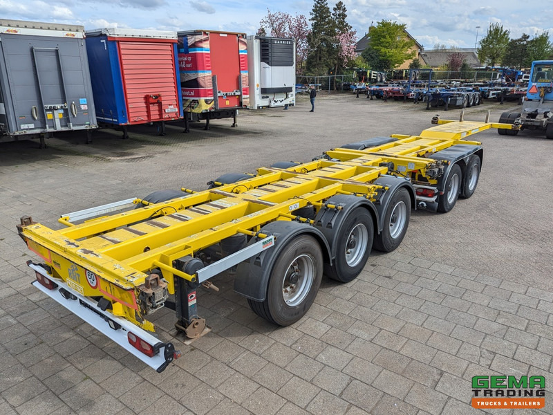 Контейнеровоз/ Змінний кузов напівпричіп D-Tec CT-35-02 + CT-60-05D - 2 COMBI chassis - 3 StuurAssen - 4 LiftAssen - QuickLocks: фото 1